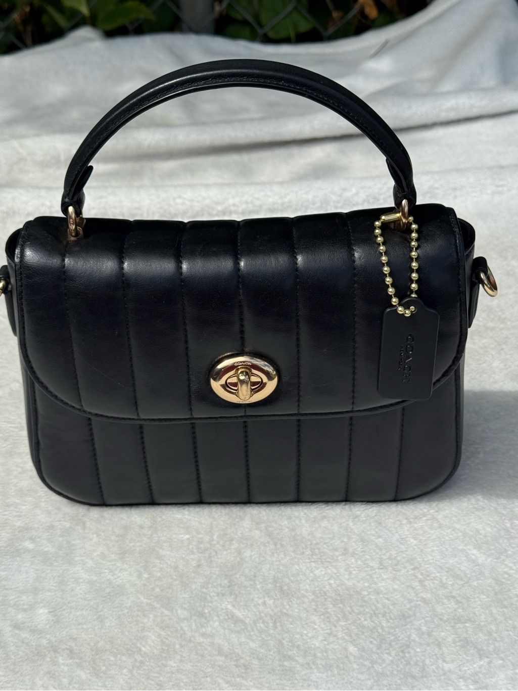 Coach Marlie Top Handle Satchel With Quilting